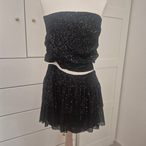Pull & Bear evening set black, new
