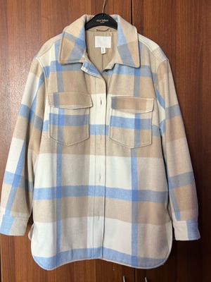 Μπουφάν σε στιλ πουκάμισο H&M σαν καινούργιο, πολύχρωμο, μέγεθος L