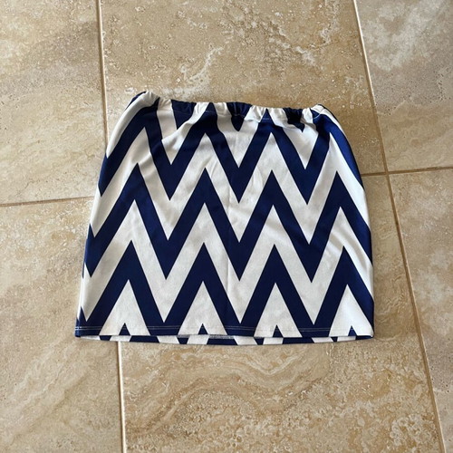 Zara skirt white-blue like new