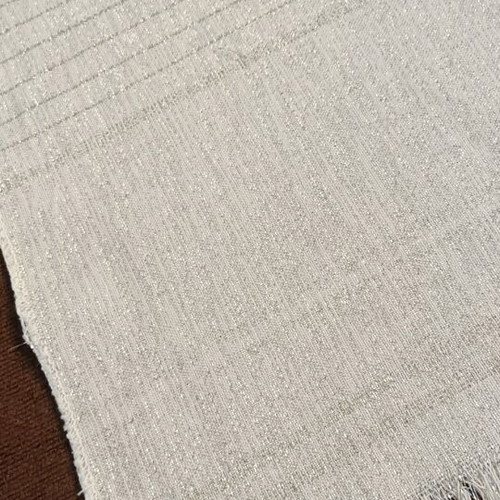 Set of two vintage placemats used with gold thread and fringes