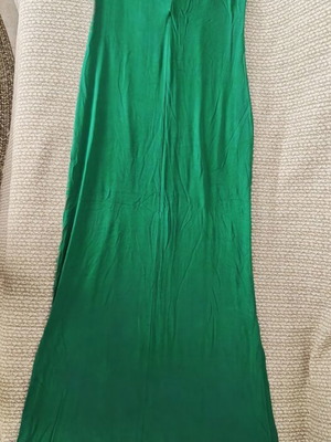 Maxi dress Sarah Lawrence used, size M 38, green