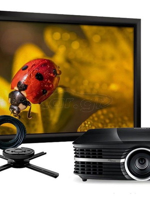 Projector Optoma UHD65 με βάση οροφής και Power Conditioner AC-210