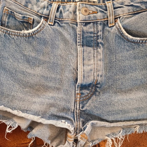 Denim shorts new, size S 36 8, blue