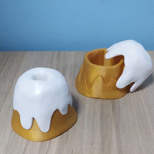 Skyrim Sweet Roll 3D printed box new, storage space 8.9 cm