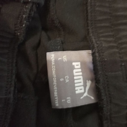 Puma shorts and T-shirt set used, size large, black and blue