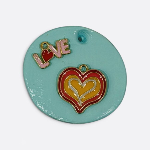 Clay magnets and keychains set of 3 like new