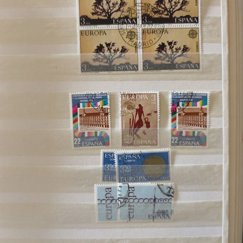 Europa CEPT Spanish stamps like new collection 1970s–1980s