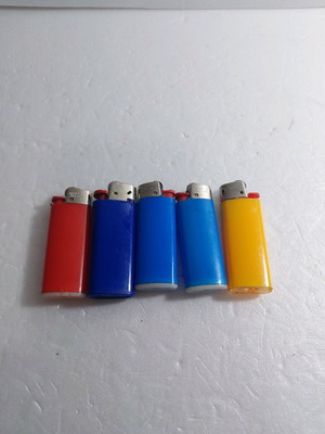 Lighters used, pack of 5 small big-type