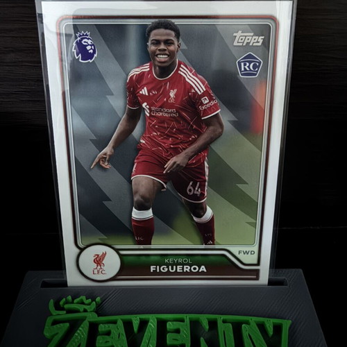 Keyrol Figueroa Topps Flagship Premier League 2026/2027 Liverpool RC card #171