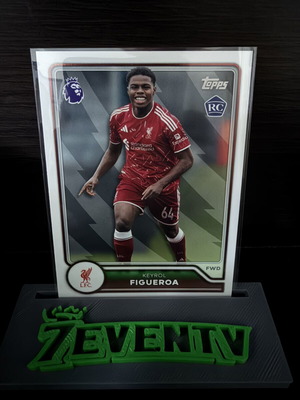 Keyrol Figueroa Topps Flagship Premier League 2026/2027 Liverpool RC card #171