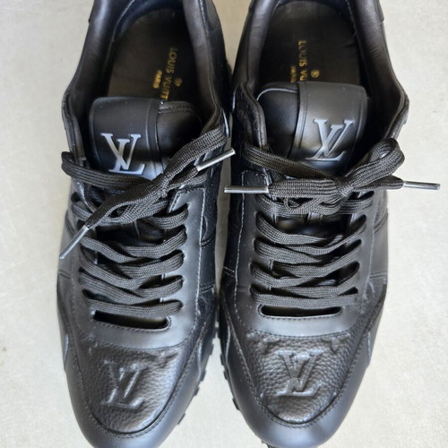 Louis Vuitton Epi Leather Sneakers used, size 44, black