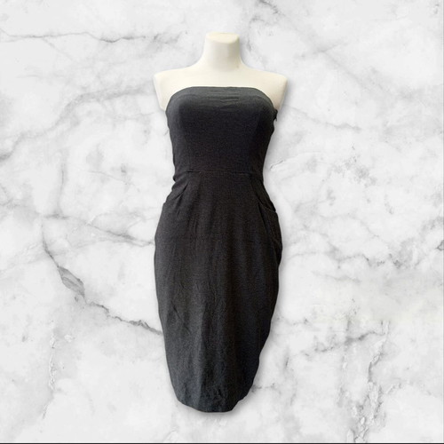 Mango Penelope & Monica Cruz dress dark gray like new, size S-M
