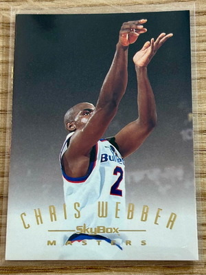 Κάρτα Chris Webber Bullets NBA Skybox 1995 Masters καινούργια