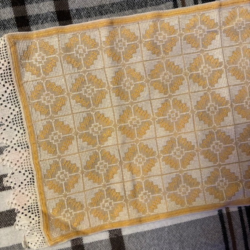 Handmade embroidery from Crete vintage