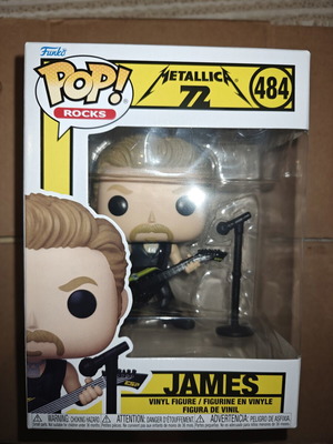 Funko Pop! Rocks Metallica James Hetfield #484 new