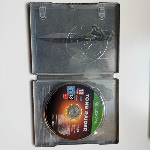 Shadow of the Tomb Raider Limited Steelbook Edition like new for Xbox One
