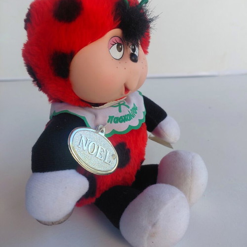 Lutrini Ladybug Noel 80s vintage toy, new condition, medium size