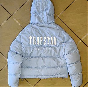 Trapstar Decoded 2.0 iced blue puffer jacket