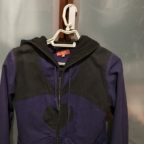Coline jacket like new with long hood purple size S