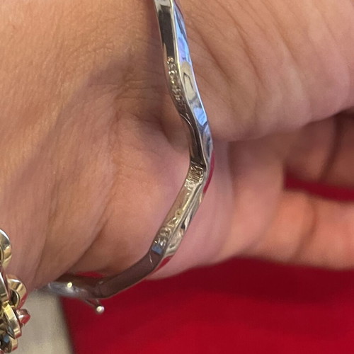 925 silver zigzag bracelet