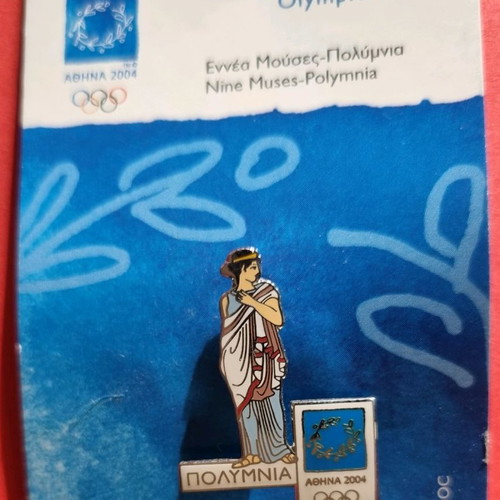 Olympic pins Athens 2004 Muses new, set of 9