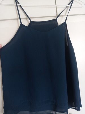 Summer top Bershka blue size M like new