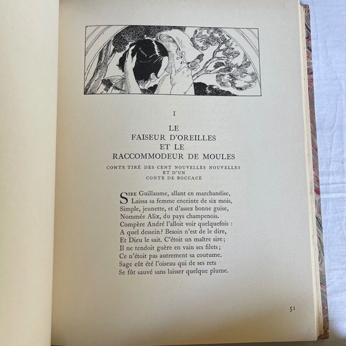 'Contes et Nouvelles' by Jean de La Fontaine, used hardcover books 1937-1938