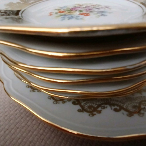 Vintage Zeh Scherzer&Co Elite 7-piece dessert set like new