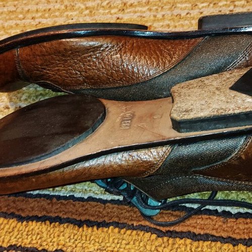 Kenzo elegant shoes like new, size 43, leather and fabric