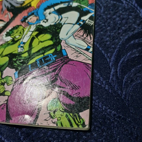 Incredible Hulk #387 used with Peter David autograph