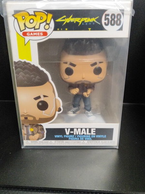Funko Pop Cyberpunk 2077 588 V-Male like new