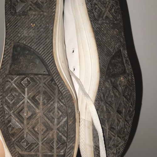 Converse δερμάτινα μποτάκια, άσπρα, νούμερο 42,5