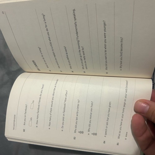 The Question Book personal development book like new