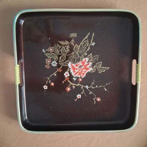 Vintage plastic tray set, made in Japan