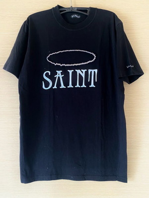 Unisex 1.4.U black shirt like new with Swarovski embroidery