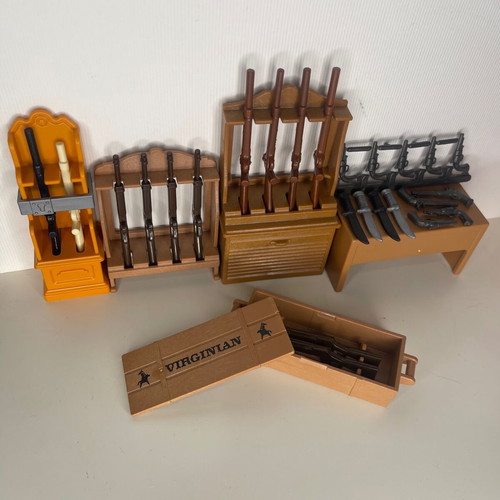 Playmobil western parts used for gun shop