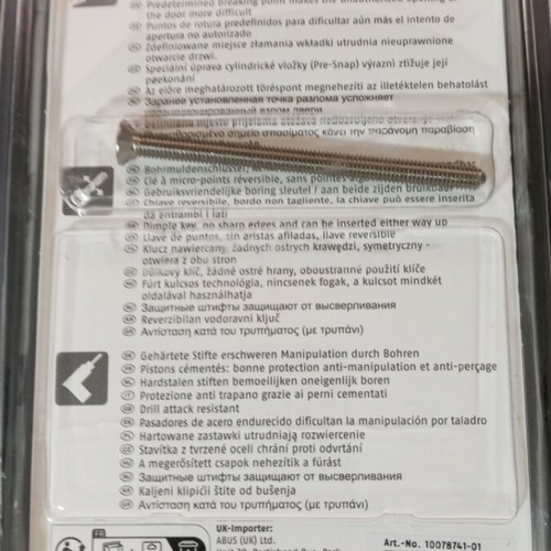 Abus D6PS Security Cylinder 30-30mm new, Pre-Snap technology