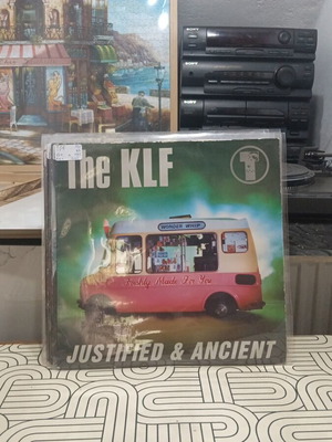 The KLF Justified & Ancient vinyl record used, electronic house