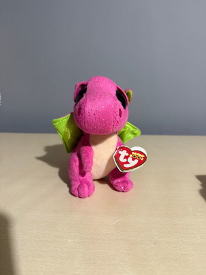 Authentic TY Beanie Boos dragon like new, small size