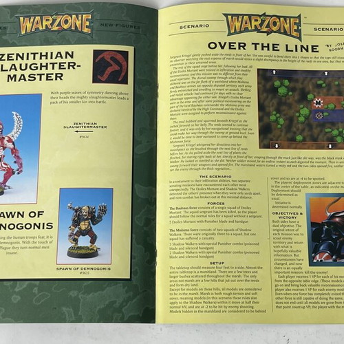 Chronicles from the Warzone #5 1997 tabletop wargame magazine used