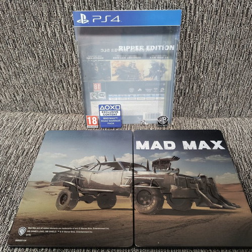 Mad Max Steelbook edition PS4 game