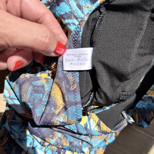 Solano Swimwear One-Piece Swimsuit XL like new, colorful