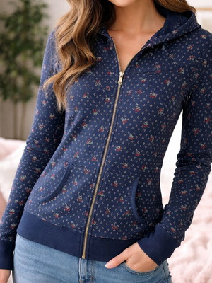 Hoodie Pull & Bear γυναικείο Large σαν καινούργιο, μπλε