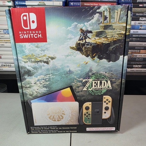 Nintendo Switch OLED Zelda Limited Edition Tears of the Kingdom like new