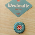 Καπάκι και ετικέτα ζυθοποιίας Westmalle Ελβετίας καινούργια