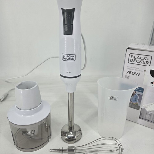 Black Decker hand blender chopper mixer 750W new