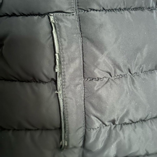 Zara black puffer short jacket size L used