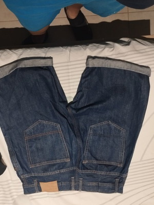 Τζιν βερμούδα ανδρική μεταχειρισμένη από Pull and Bear, μέγεθος 44, μπλε