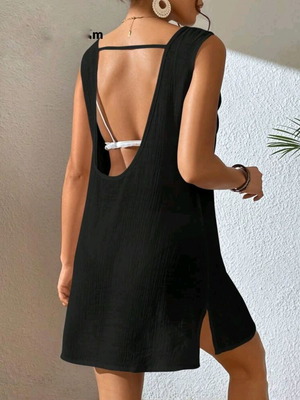 Shein summer dress black like new size Small
