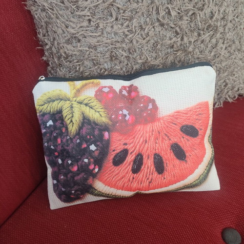 Summer bag with watermelon print